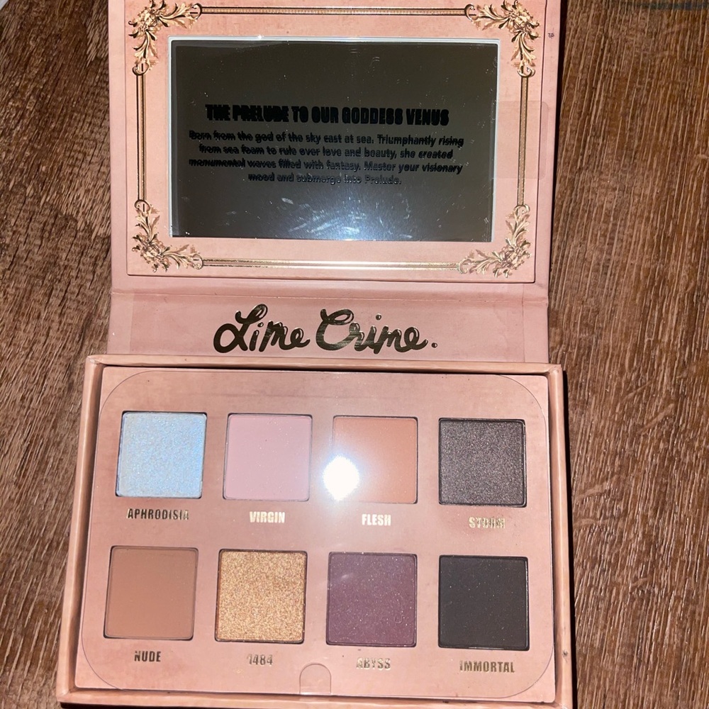 Lime Crime NEW Prelude Exposed Makeup Pallet